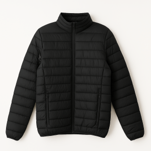 Jakke - Unisex - Sort - Vatteret