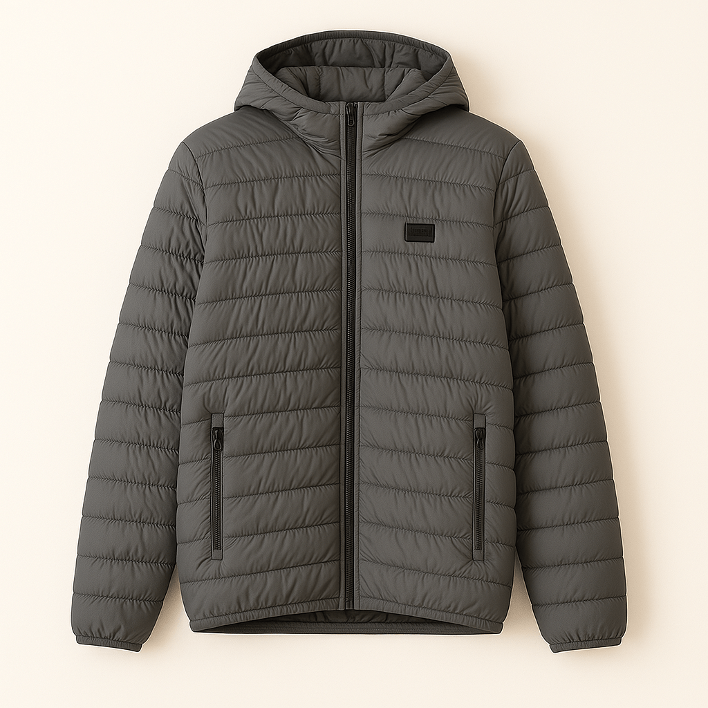 Jakke - Unisex - Vatteret med hætte